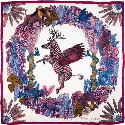 Silk Scarf The Beauty Of Diversity Pink