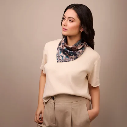 Silk Scarf The Jungle Dream Green - Image 5