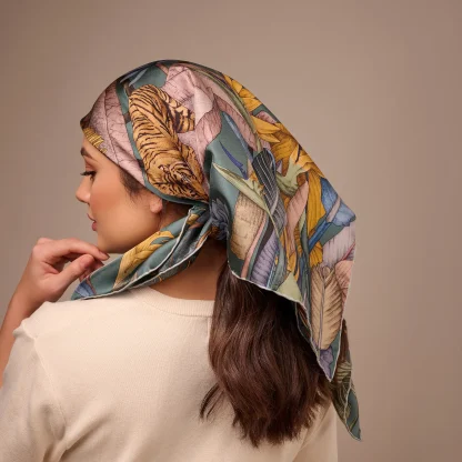 Silk Scarf The True Summer Green - Image 2