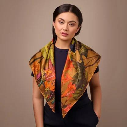 Silk Scarf The True Summer Gold - Image 3