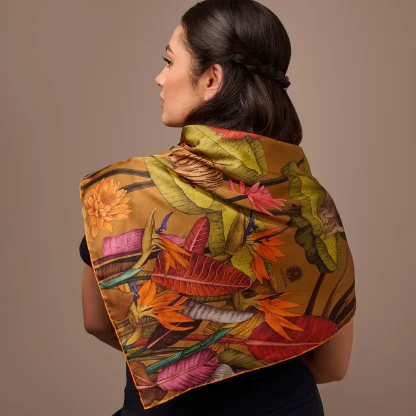Silk Scarf The True Summer Gold - Image 4