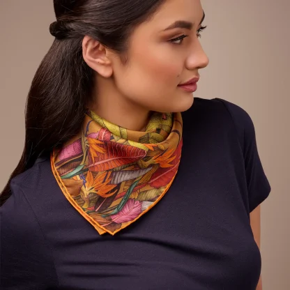 Silk Scarf The True Summer Gold - Image 5