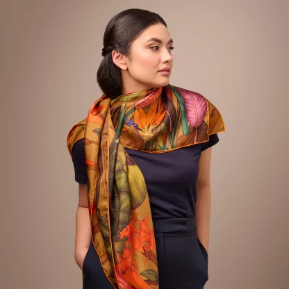 Silk Scarf The True Summer Gold - Image 7