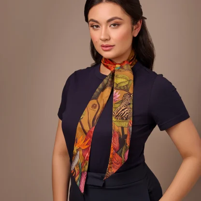 Silk Ribbon Scarf The True Summer Gold - Image 2