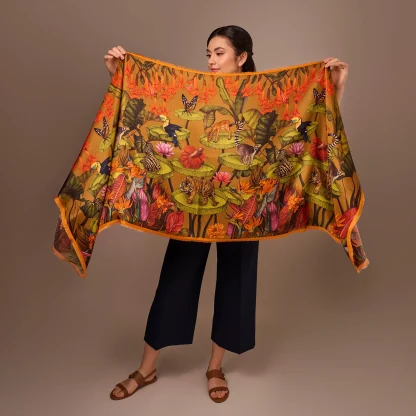 Cashmere Shawl The True Summer Gold - Image 3
