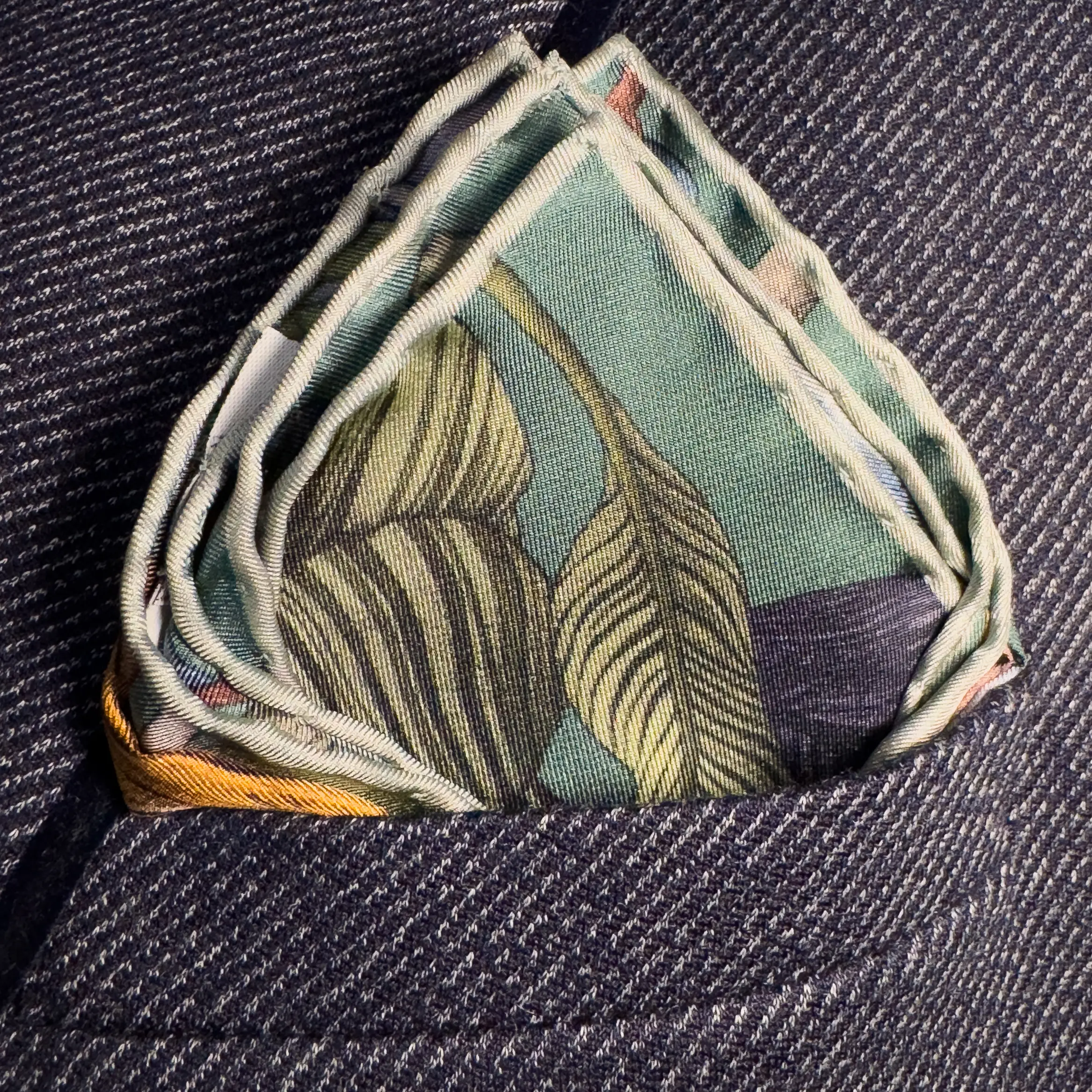 Silk pocket square