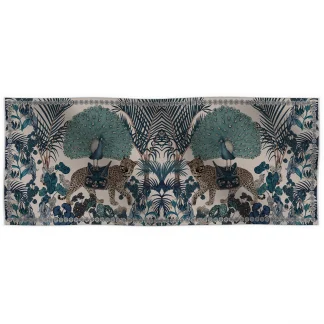 Cashmere Scarf, Silk Scarf, Peacock Scarf, Tiger Scarf, Ilona Tambor