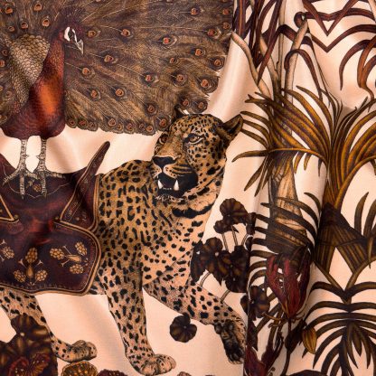 Cashmere Shawl The Jungle Dream Brown - Image 5