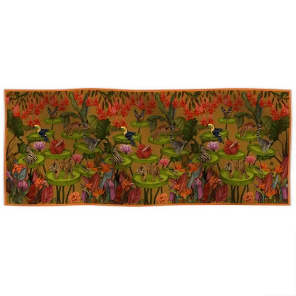 Cashmere scarf, shawl, The True Summer, tiger scarf, Ilona Tambor