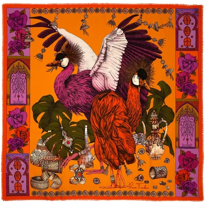 Wool Silk Scarf Ilona Tambor