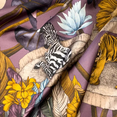 Silk Pocket Square The True Summer Purple - Image 3