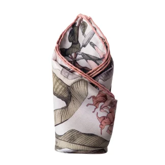 ivory silk pocket square The True Summer Ilona Tambor