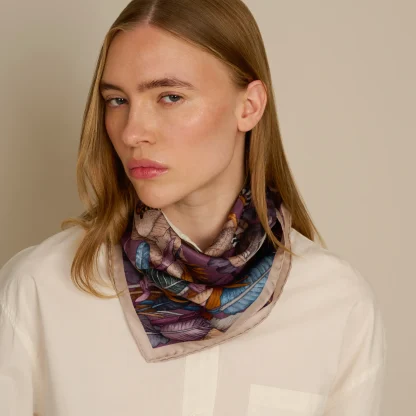 Silk Scarf The True Summer Purple - Image 3