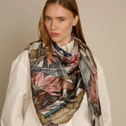 Silk Scarf The True Summer Ivory - Image 2