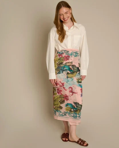 Pareo Cotton Silk The Tropical Paradise Powder Pink