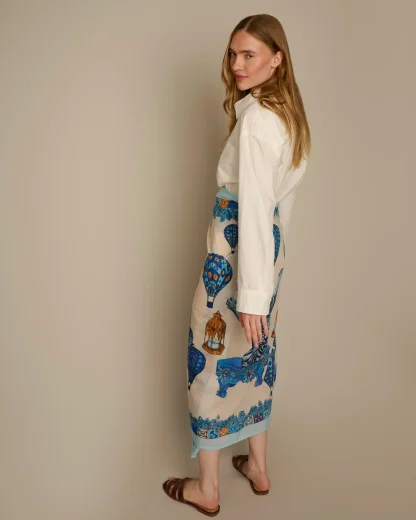 Pareo Cotton Silk The Cats Empire Blue
