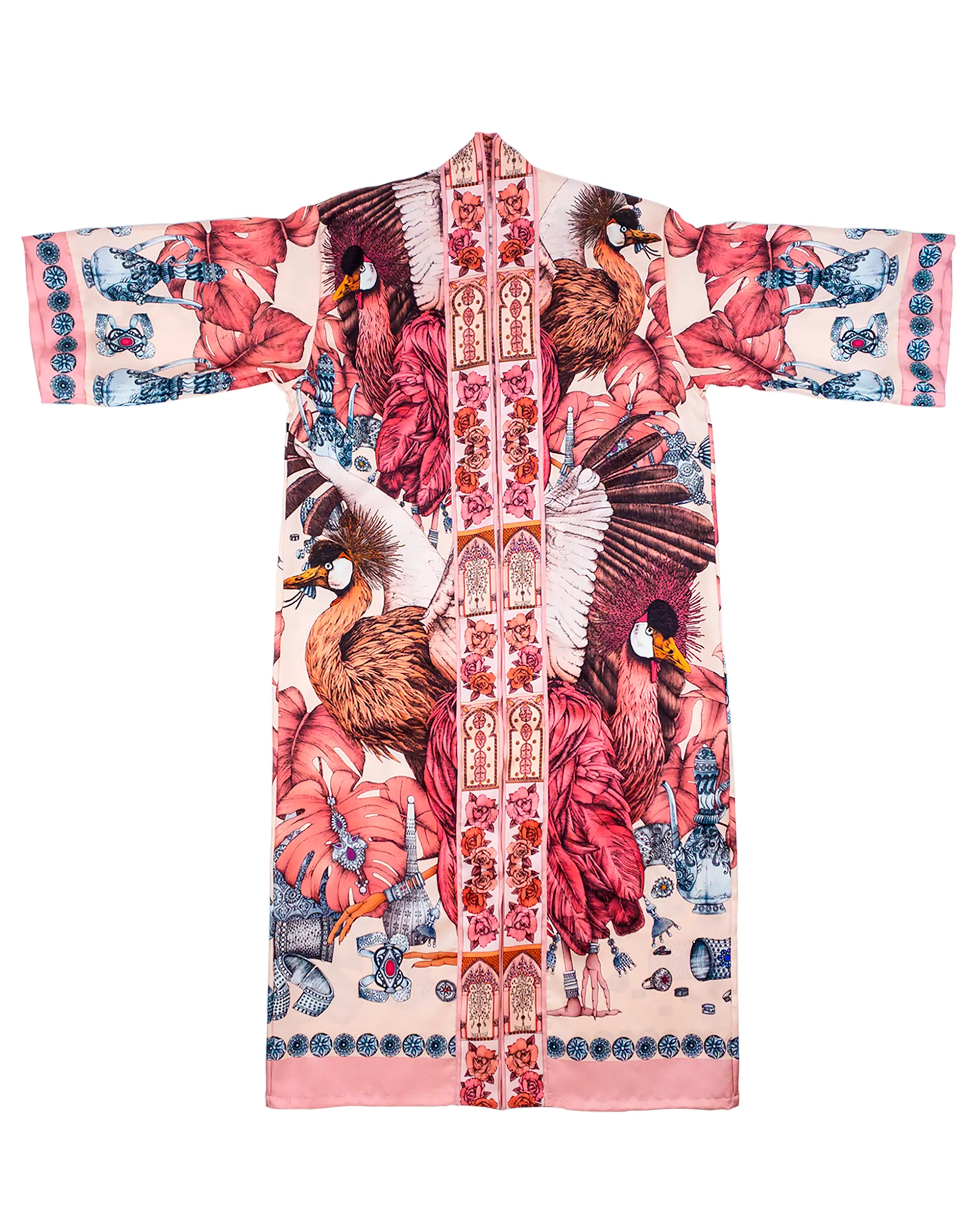 Silk Kimono, Luxury silk kimono for women. Silk Robe